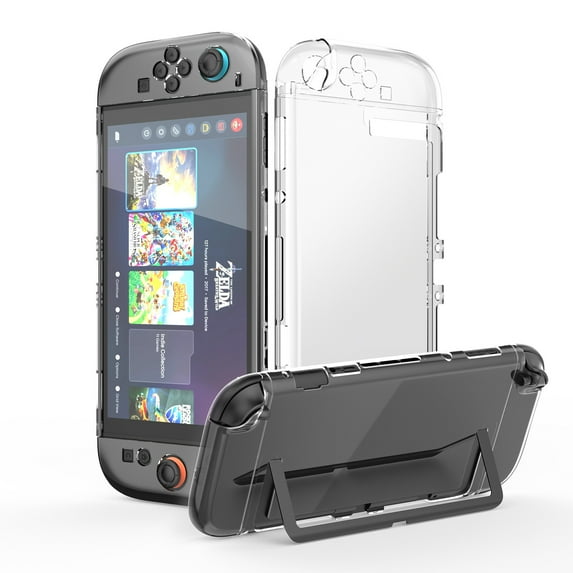 KIPLINK Clear Hard Case for Nintendo Switch 2 - Transparent PC Protective Shell for Console & Joy-Cons