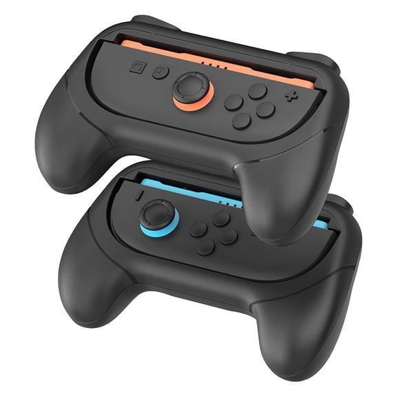 KIPLINK Comfort Grip Handles for Nintendo Switch 2 Joy-Cons - Enlarged SR/SL Buttons (2-Pack)
