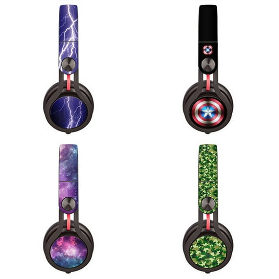 KIPLINK Frosted Surface PVC Air-Guide Groove Skin Sticker Compatible with Beats mixr Headphones, High Definition Print
