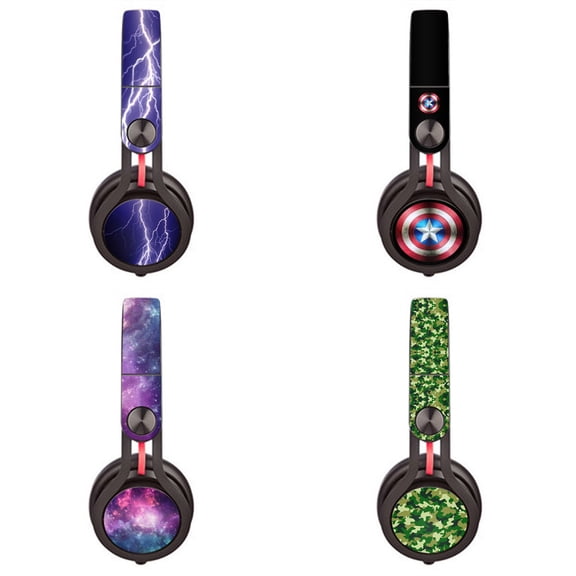 KIPLINK Frosted Surface PVC Air-Guide Groove Skin Sticker Compatible with Beats mixr Headphones, High Definition Print