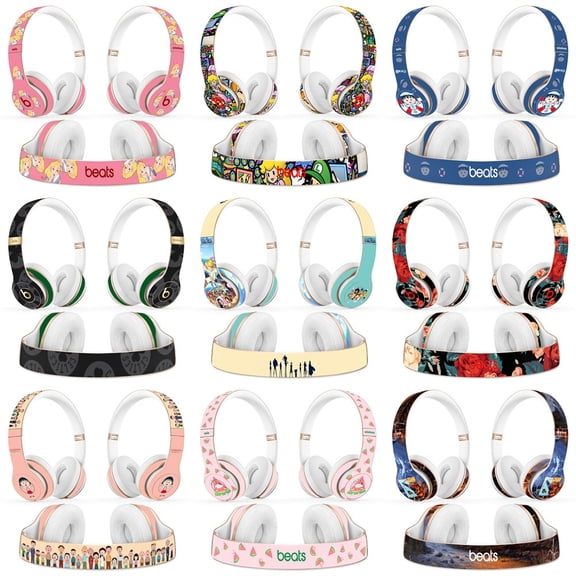 KIPLINK Matte Surface PVC Protective Film Skin Sticker for Beats Solo3 Solo2 Wireless Headphone