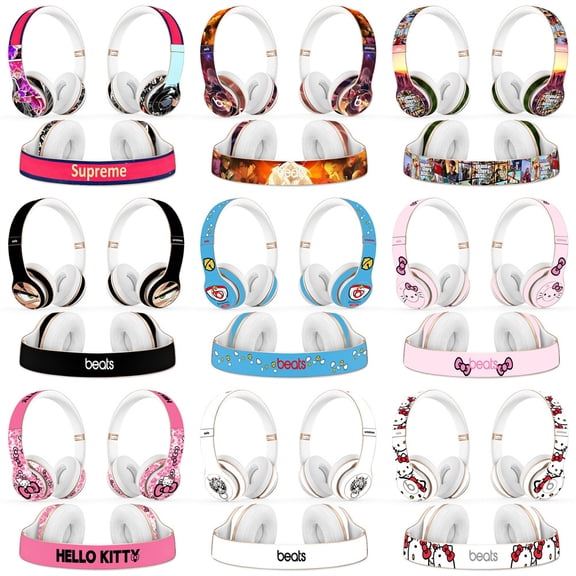 KIPLINK Matte Surface PVC Protective Skin Sticker for Beats Solo2 Solo3 Wireless Headphones
