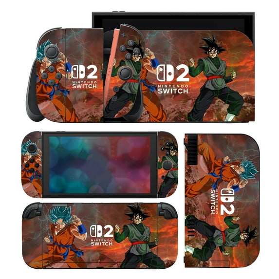 KIPLINK Nintendo Switch 2 Skin Decal – Anti-Scratch Vinyl Cover, Full Body Protection, Bubble-Free Installation, Limited Edition Anime Designs