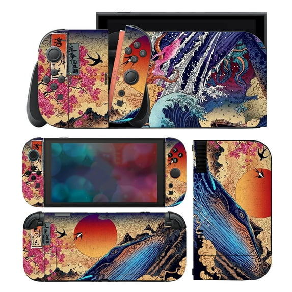 KIPLINK Nintendo Switch 2 Skin Decal – Full Body Vinyl Cover, Anti-Scratch & Waterproof, Bubble-Free Installation, Custom Gaming & Anime Designs