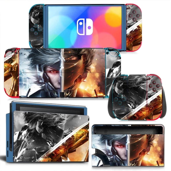 KIPLINK Nintendo Switch OLED Skin Decal – Full Body Vinyl Cover, Anti-Scratch & Waterproof, Bubble-Free Installation, Creative Designs