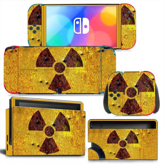 KIPLINK Nintendo Switch OLED Skin Decal – Full Body Vinyl Cover, Anti-Scratch & Waterproof, Bubble-Free Installation, Custom Gaming & Anime Designs