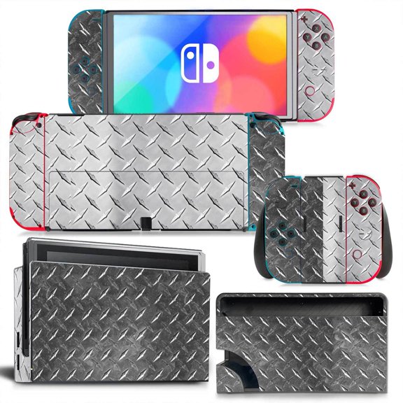 KIPLINK Nintendo Switch OLED Skin Decal – Full Body Vinyl Cover, Anti-Scratch & Waterproof, Bubble-Free Installation, Custom Gaming & Anime Designs