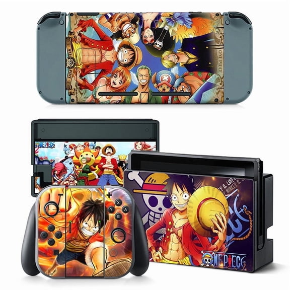 KIPLINK Nintendo Switch Skin Decal – Full Body Vinyl Cover, Anti-Scratch, Bubble-Free Installation, Cartoon & Anime Designs