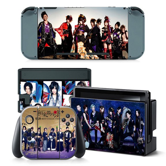 KIPLINK Nintendo Switch Skin Decal – Full Body Vinyl Cover, Anti-Scratch, Bubble-Free Installation, Custom Gaming & Anime Designs