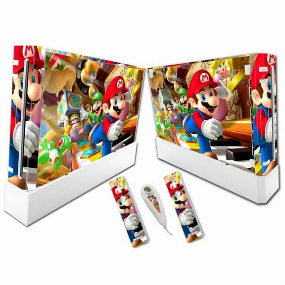 KIPLINK Nintendo Wii Skin Decal – Full Body Vinyl Cover, Anti-Scratch & Waterproof, Bubble-Free Installation, Fashionable & Creative Designs