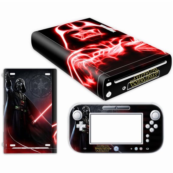 KIPLINK Nintendo Wii U Skin Decal – Full Body Vinyl Cover, Anti-Scratch & Waterproof, Bubble-Free Installation, Creative & Colorful Designs