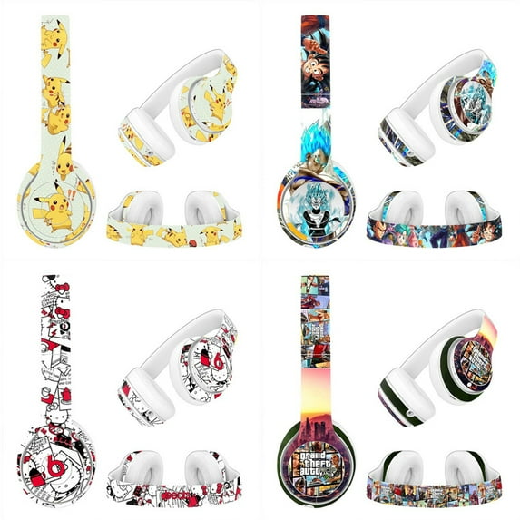 KIPLINK PVC Anti-Scratch Skin Decal for Beats Studio3 Studio2 Wireless Headphones Matte Surface HD Print