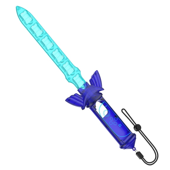 KIPLINK The Legend of Zelda: Skyward Sword Joy-Con Sword Grip for Nintendo Switch 2 - Single Motion Control Hilt with 12-Game Card Storage