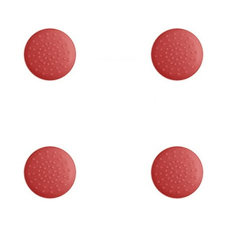 KIPLINK Thumbstick Grip Cap Cover for PlayStation 4 Controller, Red, 6 Count
