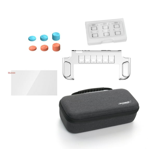 KIPLINK Ultimate 10-in-1 Starter Kit for Nintendo Switch 2 Console - Carrying Case, Clear Hard Case, Screen Protector & More