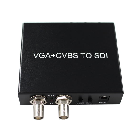 KIPLINK VGA/AV to Dual 3G/HD/SD-SDI Converter, 1080p, Broadcast Grade, Aspect Ratio Control