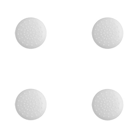 KIPLINK White Thumbstick Grip Cap Cover for PS4 PS3 Xbox ONE Xbox 360 Controller, White, 6 Count