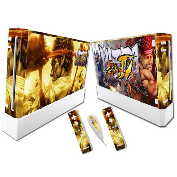 KIPLINK Wii Skin Decal – Full Body Vinyl Cover, Anti-Scratch & Waterproof, Bubble-Free Installation, Custom Gaming & Cartoon Designs