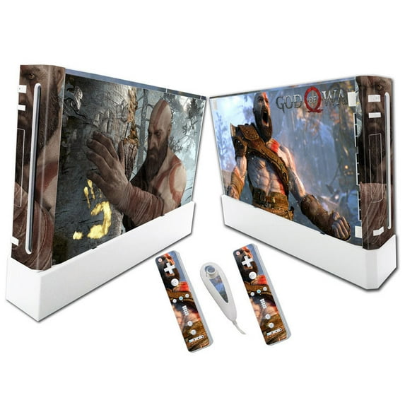 KIPLINK Wii Skin Decal – Full Body Vinyl Cover, Anti-Scratch & Waterproof, Bubble-Free Installation, Custom Gaming & Cartoon Designs
