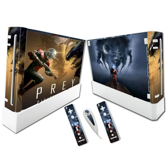 KIPLINK Wii Skin Decal – Full Body Vinyl Cover, Anti-Scratch & Waterproof, Bubble-Free Installation, Custom Gaming & Cartoon Designs