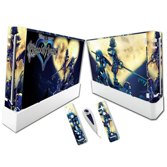 KIPLINK Wii Skin Decal – Full Body Vinyl Cover, Anti-Scratch & Waterproof, Bubble-Free Installation, Custom Gaming & Cartoon Designs