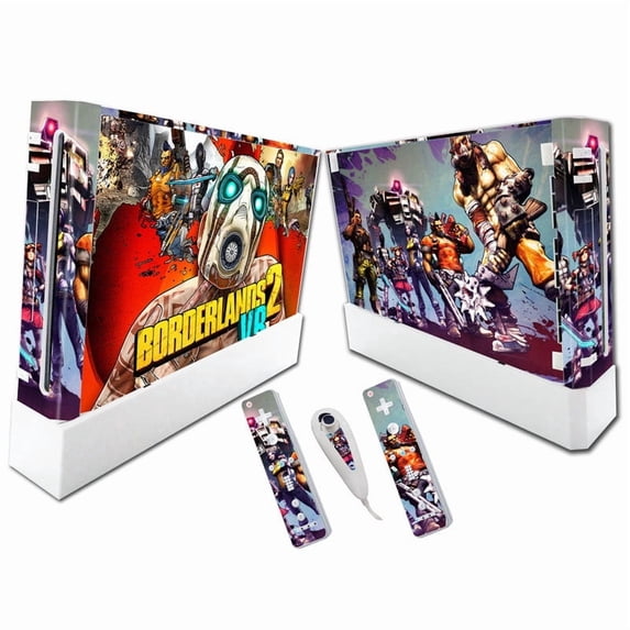 KIPLINK Wii Skin Decal – Full Body Vinyl Cover, Anti-Scratch & Waterproof, Bubble-Free Installation, Custom Gaming Designs