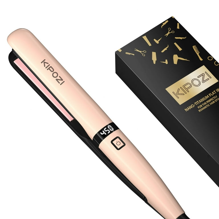 KIPOZI 1 Inch 2-in-1 Hair Straightener & Curler, Nano KIPOZI 1 Inch 2-in-1 Hair Straightener & Curler, Nano