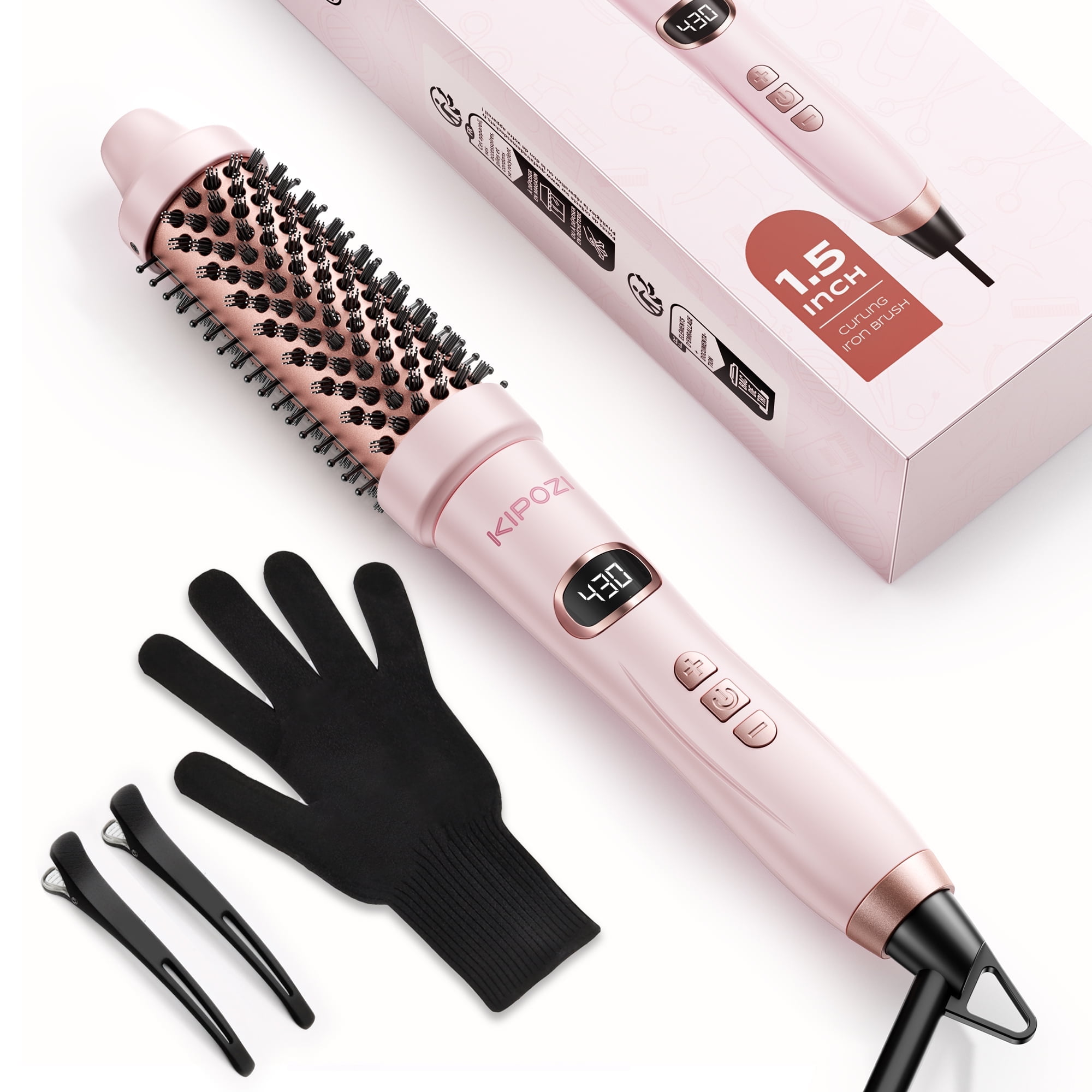 PokipokiDRAW A LINE 1.2-Inch Curling Iron Hair – Kipozi