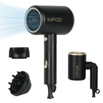 KIPOZI Professional Ionic Hair Dryer, Blow Dryer with Diffuser and Concentrator for Curly Hair, 1875 Watts