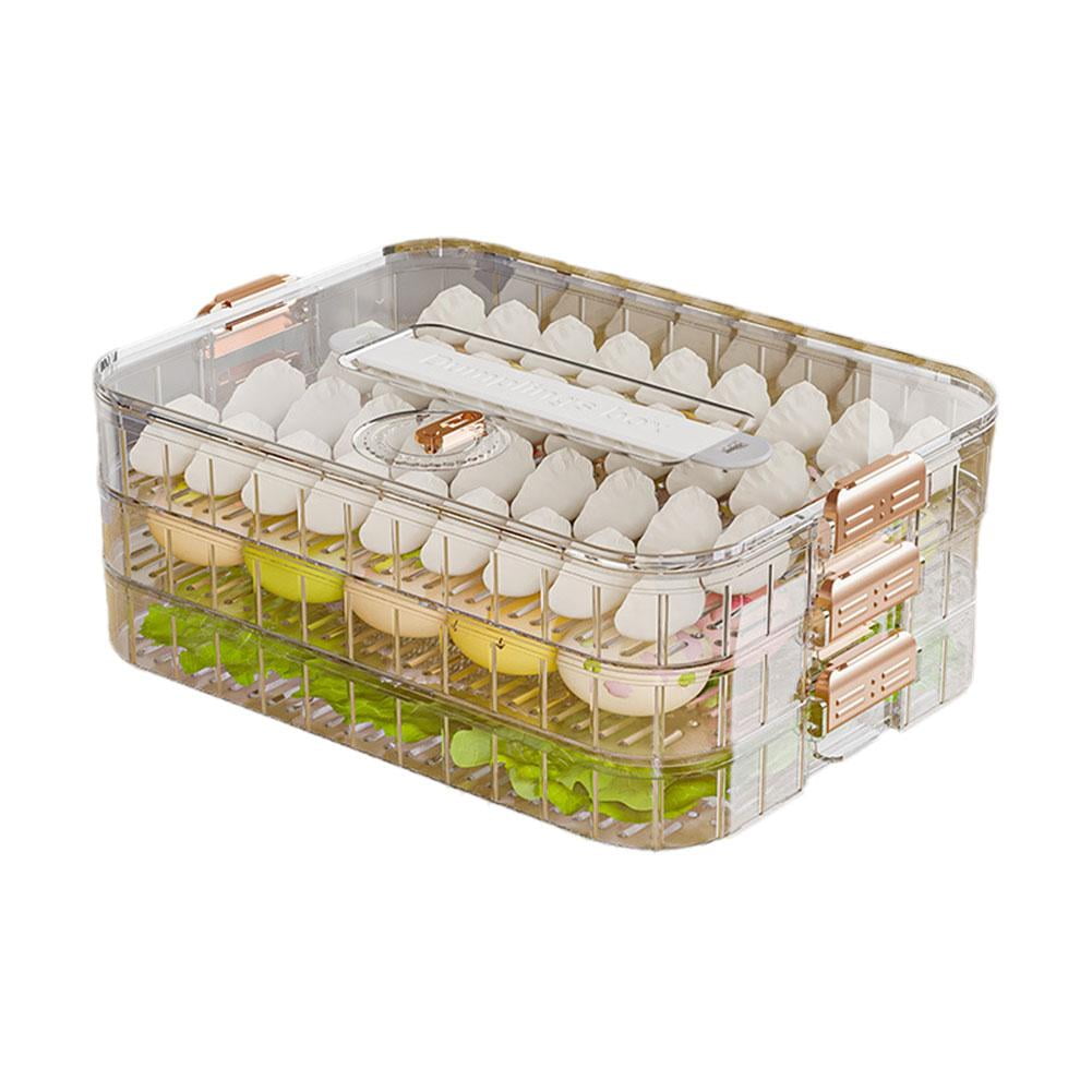 KIPPI Dumpling Box 123Layers Food Storage Containers With Lid Food