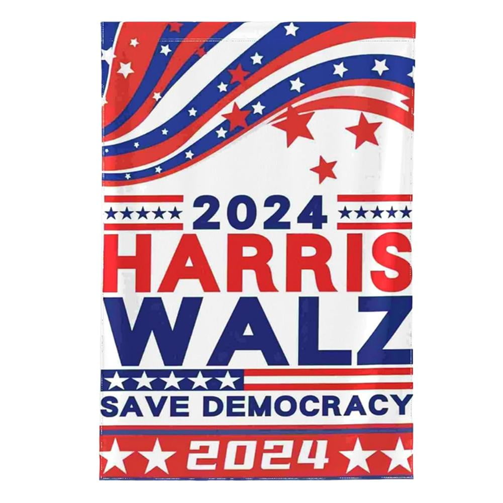 KIPPI Kamala Harris Walz 2024 Flag Harris Waltz 2024 Yard Sign Double