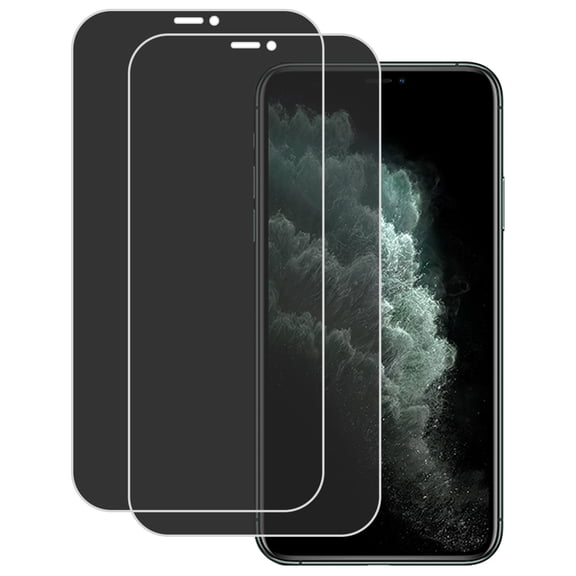 KIQ 2 Pack For Apple iPhone XS Max/11 Pro Max CLEAR Flexible Privacy Hydrogel Film FULL Edge-to-Edge Screen Protector with Fingerprint Unlock Function