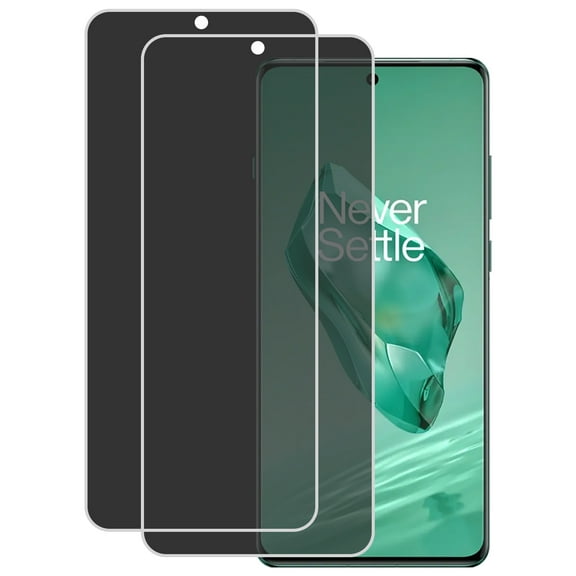 KIQ 2 Pack CLEAR Flexible Privacy Hydrogel Film FULL Edge-to-Edge Screen Protector with Fingerprint Unlock Function Compatible with OnePlus 13