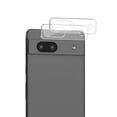 thumbnail image 1 of KIQ 2 Pack CLEAR Tempered Glass Screen Protector Cover for the Rear / Back Camera Lens Compatible with Google Pixel 8a, 1 of 5