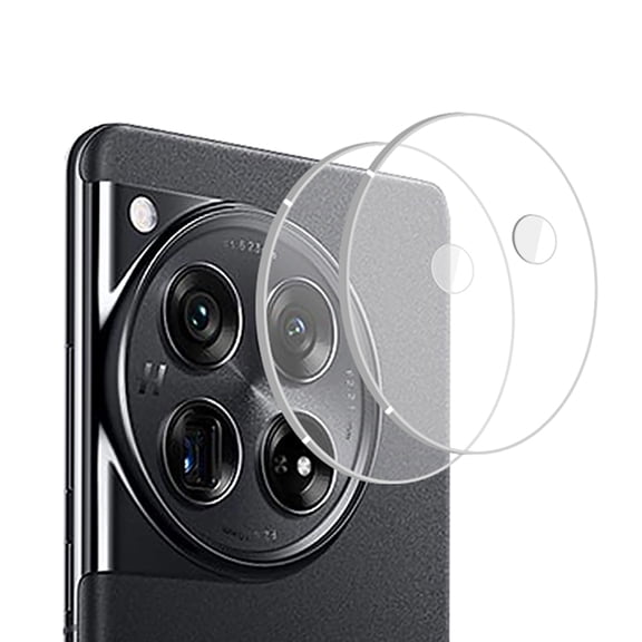 KIQ 2 Pack CLEAR Tempered Glass Screen Protector Cover for the Rear / Back Camera Lens Compatible with OnePlus 12