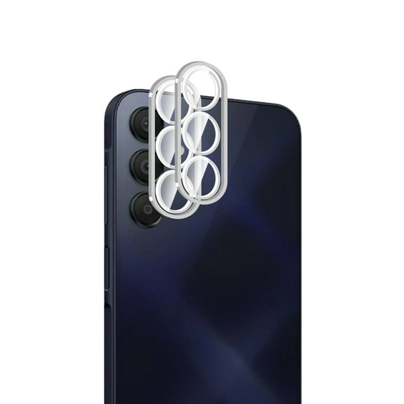 KIQ 2 Pack CLEAR Tempered Glass Screen Protector Cover for the Rear / Back Camera Lens Compatible with Samsung Galaxy A16 5G