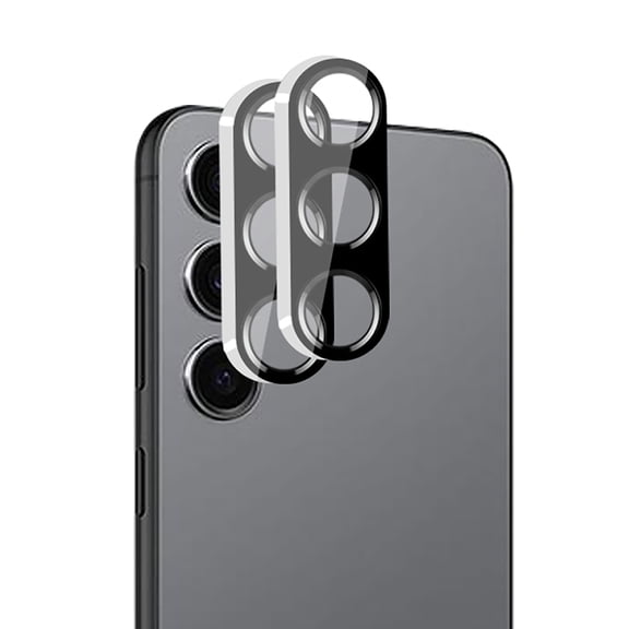 KIQ 2 Pack CLEAR Tempered Glass Screen Protector Cover for the Rear / Back Camera Lens Compatible with Samsung Galaxy S23/S23 Plus