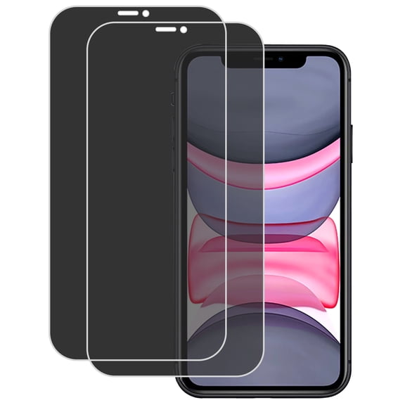 KIQ 2 Pack For Apple iPhone XR/11 CLEAR Flexible Privacy Hydrogel Film FULL Edge-to-Edge Screen Protector with Fingerprint Unlock Function