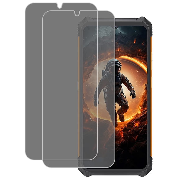 KIQ 2 Pack High Aluminum Privacy Full Cover Tempered Glass Screen Protector for Cubot KingKong ES