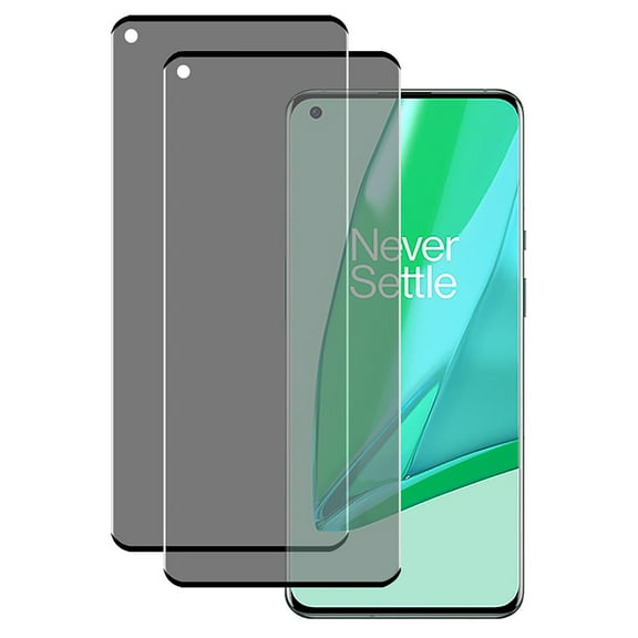 KIQ 2 Pack Privacy 3D Tempered Glass for OnePlus 9 Pro