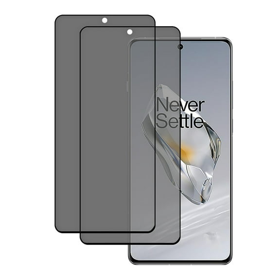 KIQ 2 Pack Privacy Full Cover Tempered Glass for OnePlus 12