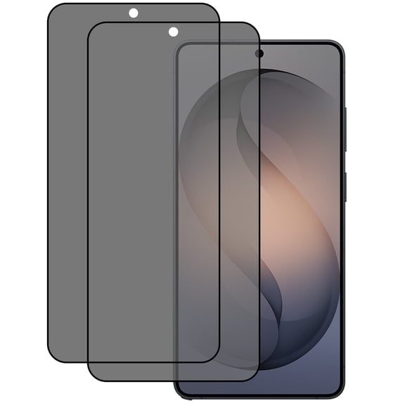 KIQ 2 Pack Privacy Full Cover Tempered Glass for S26 Ultra(With Fingerprint Reader Function)