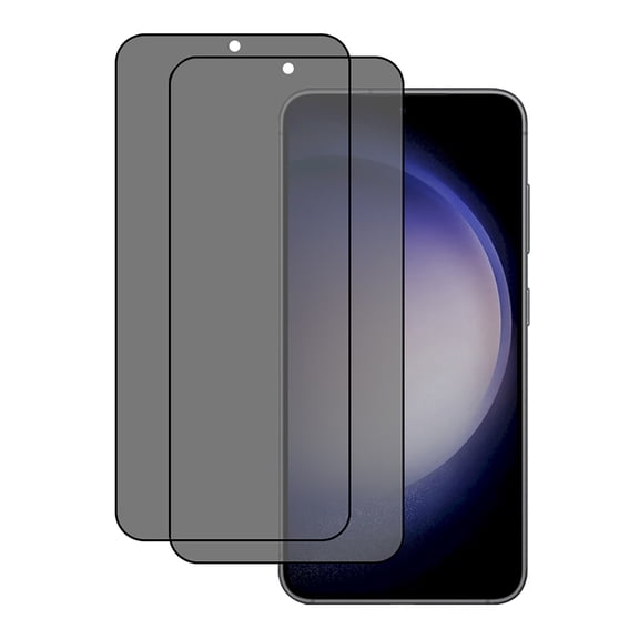 KIQ 2 Pack Privacy Full Cover Tempered Glass for Samsung Galaxy S24 Plus