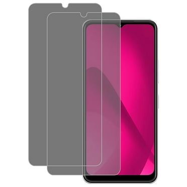 KIQ 2 Pack Privacy Tempered Glass for T-Mobile Revvl 7