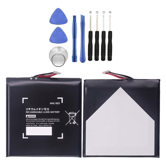 KIQ 3.7V/4310mAh Li-Ion Replacement Battery Compatible with Nintendo Switch (HAC-003)(With Repair Tool Set)