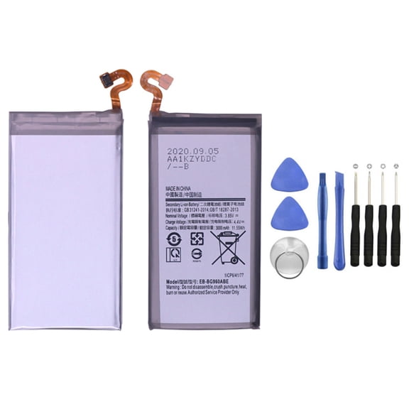 KIQ 3.85V 3000mAh Li-Ion Replacement Battery Compatible with Samsung Galaxy S9 G960(EB-BG960ABE)