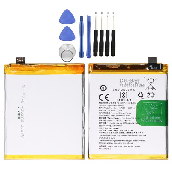 KIQ 3.85V 3610mAh Li-Ion Replacement Battery Compatible with OnePlus 6T/OnePlus 7(BLP685)