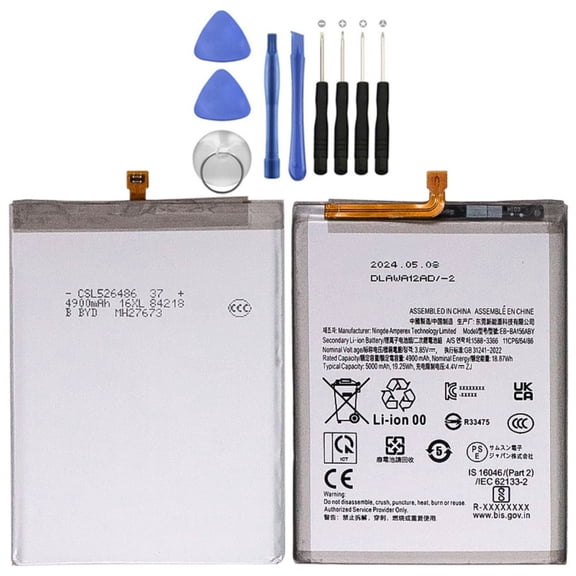 KIQ 3.85V 4905mAh Li-Ion Replacement Battery Compatible with Samsung Galaxy A15(EB-BA156ABY)