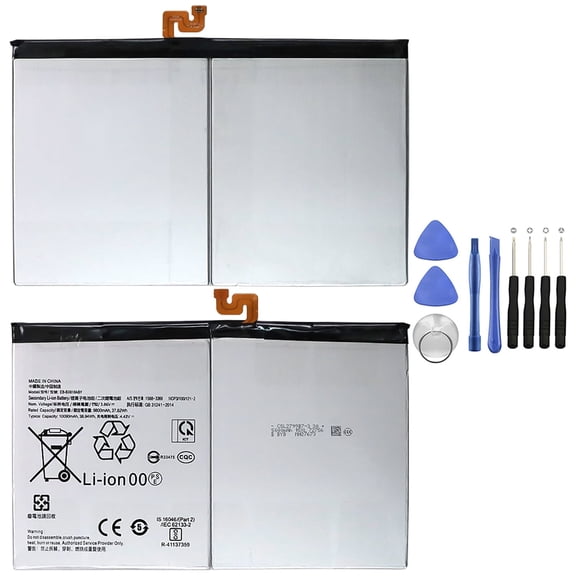 KIQ 3.86V 9800mAh(EB-BX818ABY) Li-Ion Replacement Battery Compatible with Samsung Galaxy Tab S9+ 5G(With Repair Tool Set)