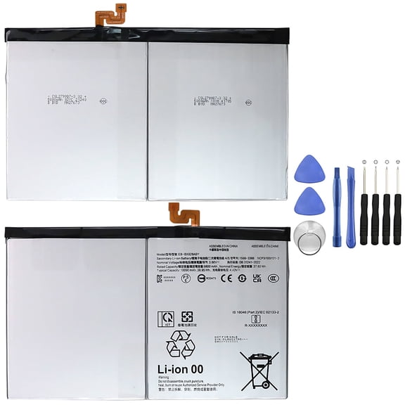 KIQ 3.86V 9800mAh(EB-BX828ABY) Li-Ion Replacement Battery Compatible with Samsung Galaxy Tab S10+(With Repair Tool Set)